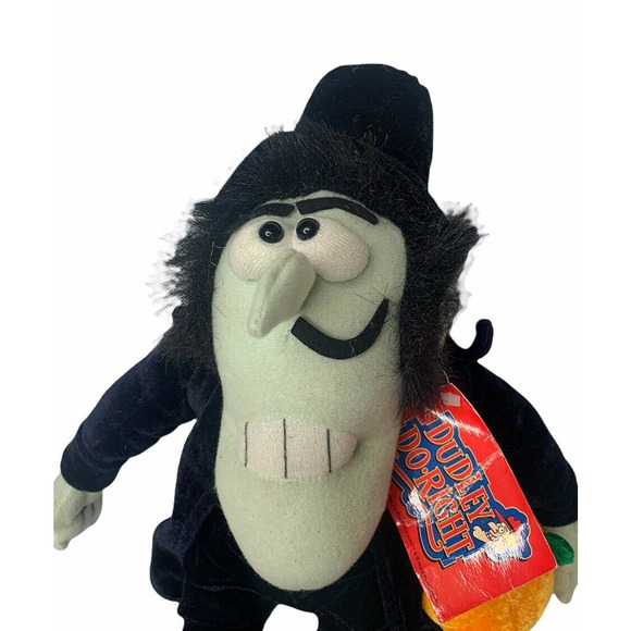 Dudley Do Right Snidely Whiplash Plush Halloween Pumpkin Rocky & Bullwinkle 15" - Picture 2 of 6